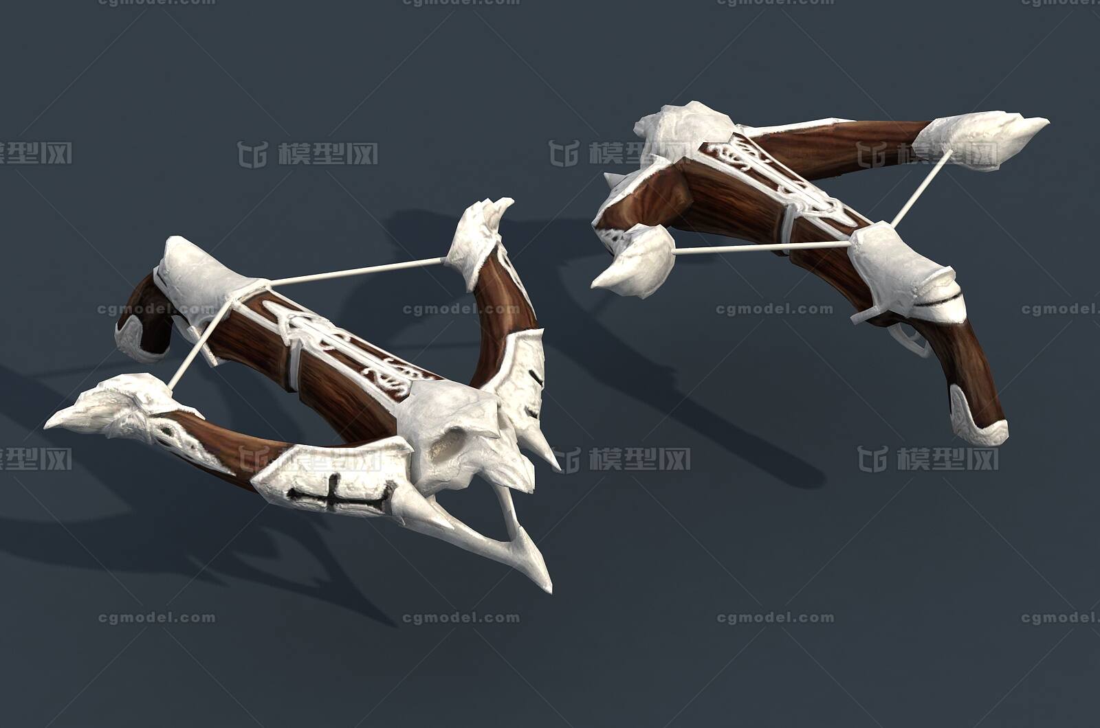 手弩 弩箭模型-冷兵器模型库-FBX(.fbx)模型下载-cg模型网