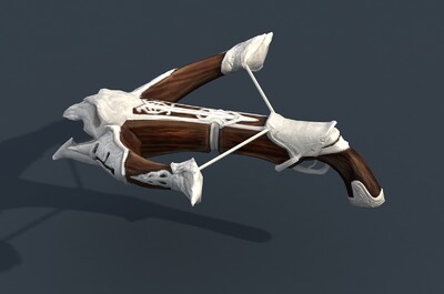 手弩 弩箭模型-冷兵器模型库-FBX(.fbx)模型下载-cg模型网