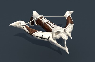 手弩 弩箭模型-冷兵器模型库-FBX(.fbx)模型下载-cg模型网
