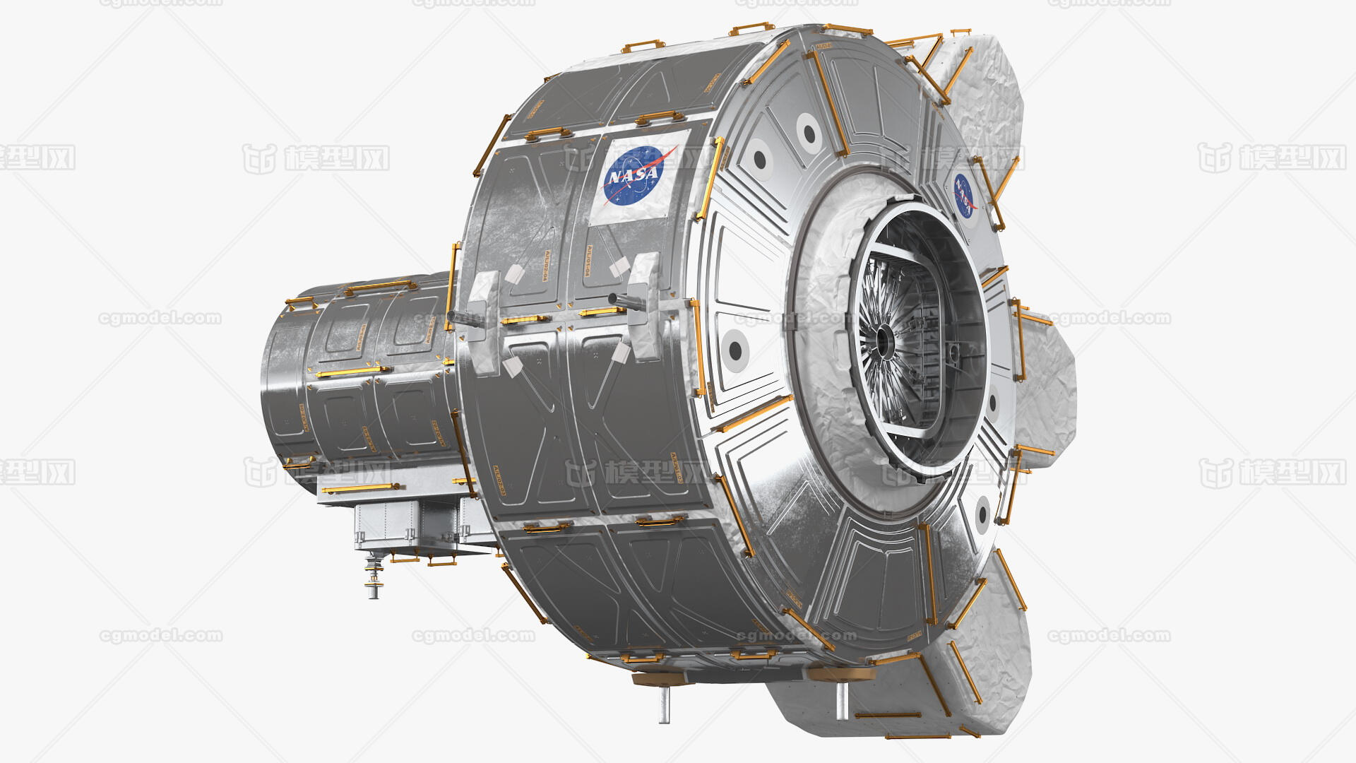 空间站 联合气闸模型-人造地球卫星模型库-3ds Max(.max)模型下载-cg模型网