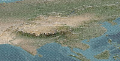 世界三维地图 世界3d地图模型-地形模型库-3ds Max(.max)模型下载-cg模型网