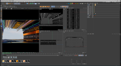 科技走廊内部 科技实验室模型-科幻场景模型库-Cinema 4D(.c4d)模型下载-cg模型网