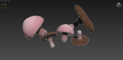 蘑菇 真菌模型-真菌模型库-3ds Max(.max)模型下载-cg模型网