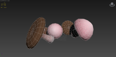 蘑菇 真菌模型-真菌模型库-3ds Max(.max)模型下载-cg模型网