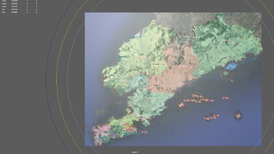 辽宁省 大连市模型-地形模型库-Maya(.ma/.mb)模型下载-cg模型网