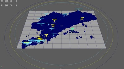 辽宁省 大连市模型-地形模型库-Maya(.ma/.mb)模型下载-cg模型网