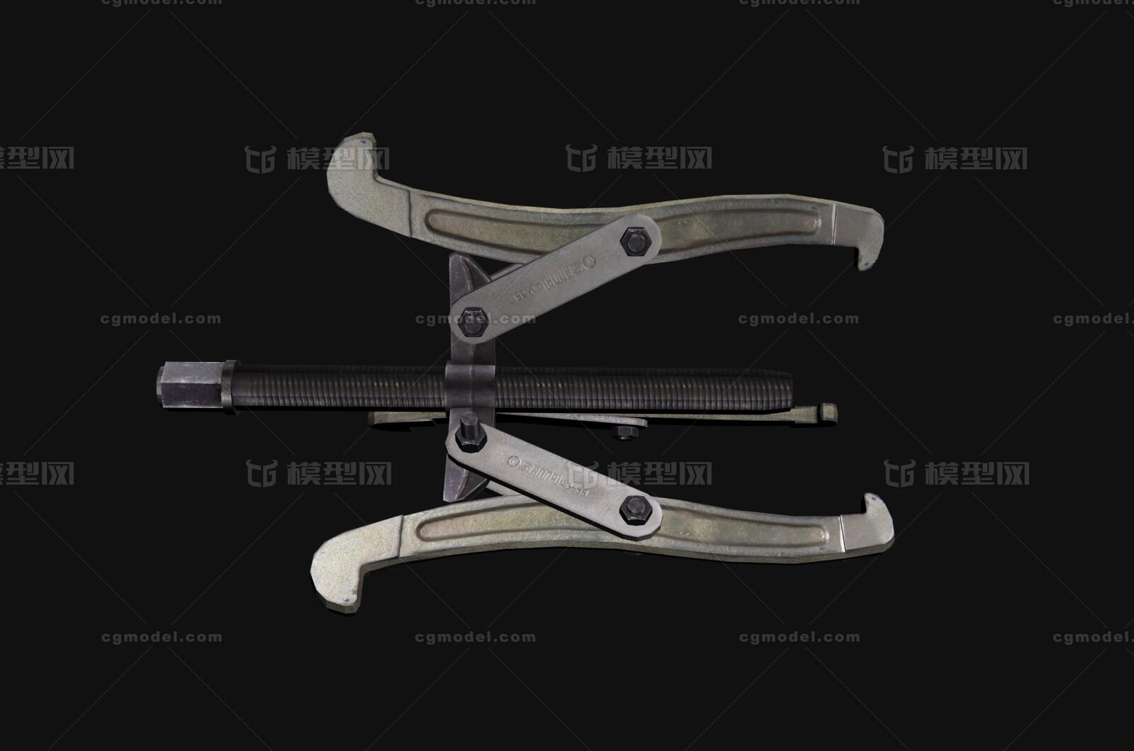 拉马扳手 三抓拉马模型-五金工具模型库-3ds Max(.max)模型下载-cg模型网