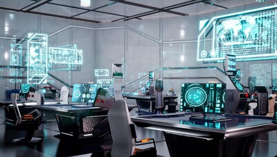 UE4/UE5科幻 办公室模型-科幻场景模型库-Unreal Engine模型下载-cg模型网
