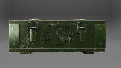 PBR武器箱 子弹箱 次时代弹药箱 手雷箱 弹药箱 补给箱 模型-其他器械模型库-FBX(.fbx)模型下载-cg模型网