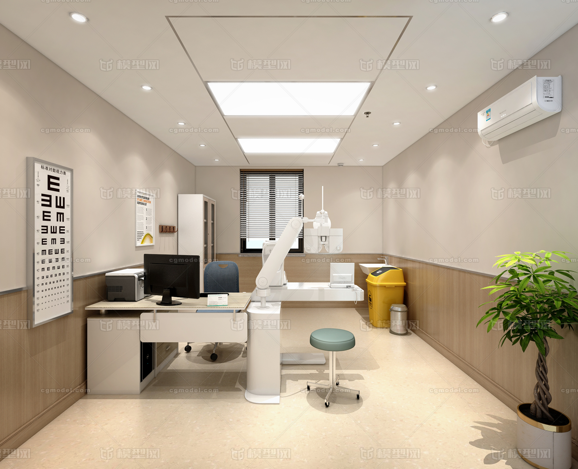 医生办公室 医院场景模型-现代场景模型库-3ds Max(.max)模型下载-cg模型网