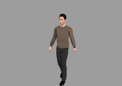 帅哥 行人模型-男人模型库-3ds Max(.max)模型下载-cg模型网