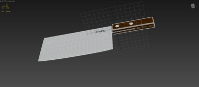 菜刀 厨具模型-个人用品模型库-3ds Max(.max)模型下载-cg模型网