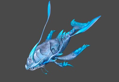 鲲 山海经模型-神话/幻想模型库-FBX(.fbx)模型下载-cg模型网