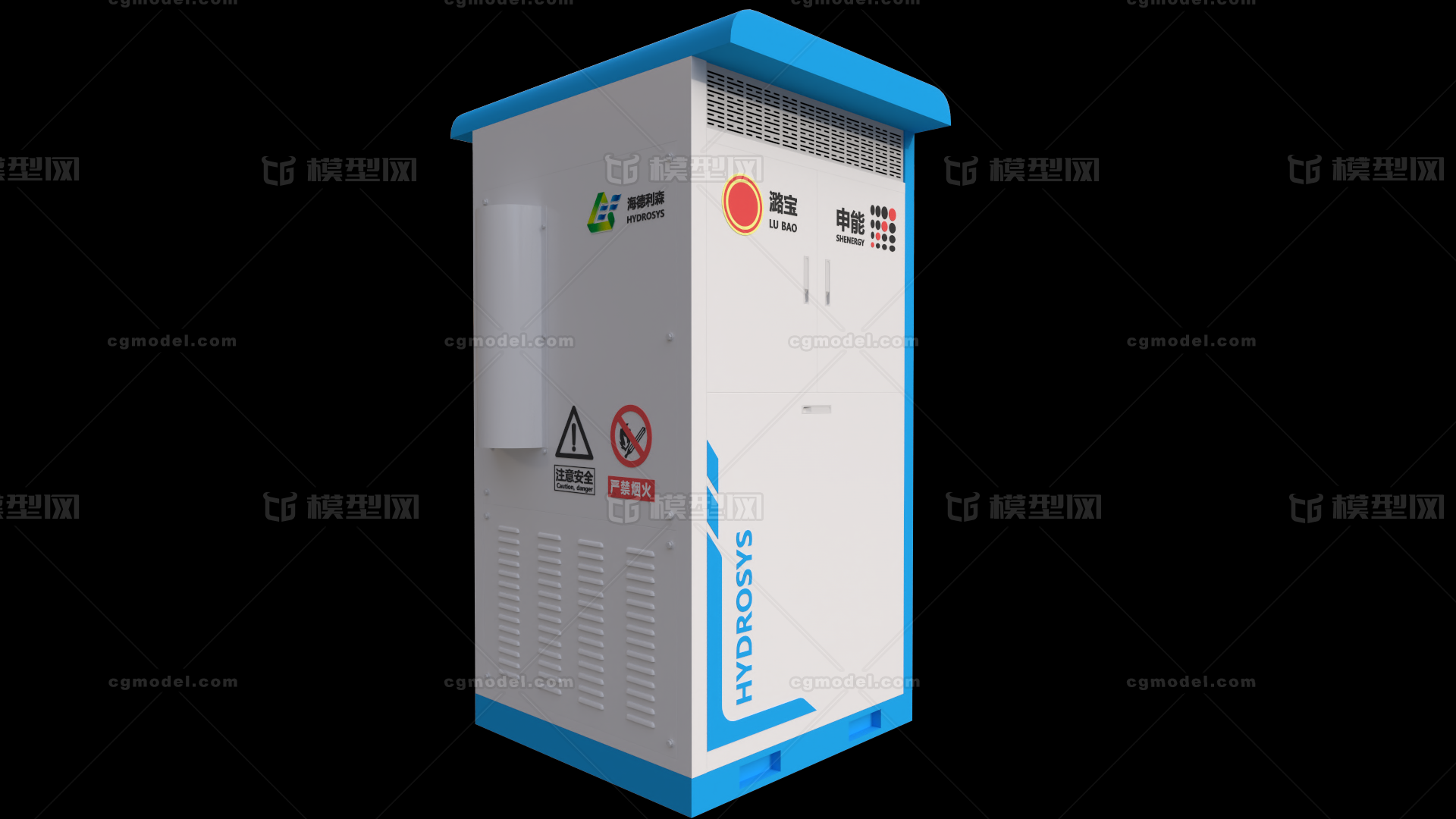 加氢柱 氢气充装模型-工业设备模型库-3ds Max(.max)模型下载-cg模型网