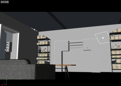 简约客厅、灰色调客厅、工业风客厅模型-现代场景模型库-Cinema 4D(.c4d)模型下载-cg模型网