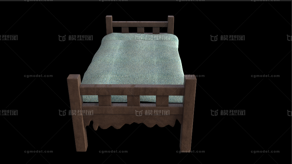 中国古代家具 古代床模型-床模型库-Maya(.ma/.mb)模型下载-cg模型网