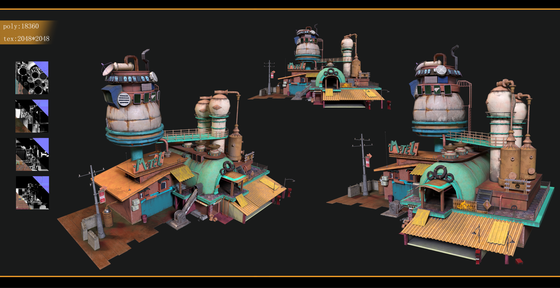 PBR场景制作模型 - 场景/空间/建筑 - 作品模型 - CG模型网