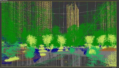 参天大树 林荫小道模型-自然场景模型库-3ds Max(.max)模型下载-cg模型网