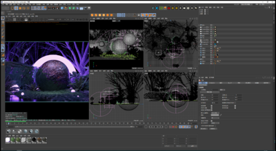 科幻外星场景 外星世界模型-科幻场景模型库-Cinema 4D(.c4d)模型下载-cg模型网
