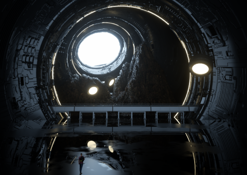 C4D 简单场景模型-科幻场景模型库-Cinema 4D(.c4d)模型下载-cg模型网