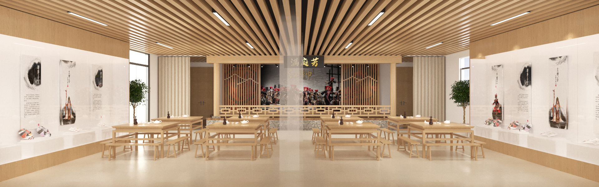 地方特色党群服务中心/公共空间设计模型 - 场景/空间/建筑 - 作品模型 - CG模型网