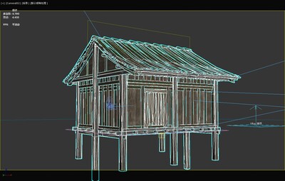 亚洲古代建筑木屋民房模型-历史建筑模型库-3ds Max(.max)模型下载-cg模型网