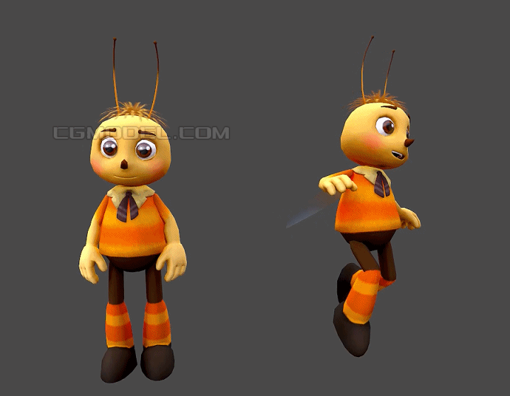 动画 卡通模型-昆虫模型库-FBX(.fbx)模型下载-cg模型网