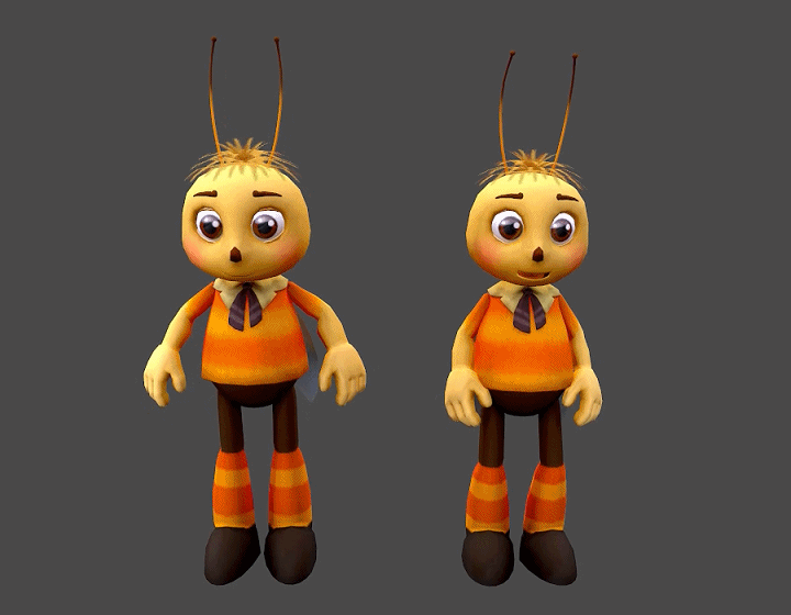 动画 卡通模型-昆虫模型库-FBX(.fbx)模型下载-cg模型网