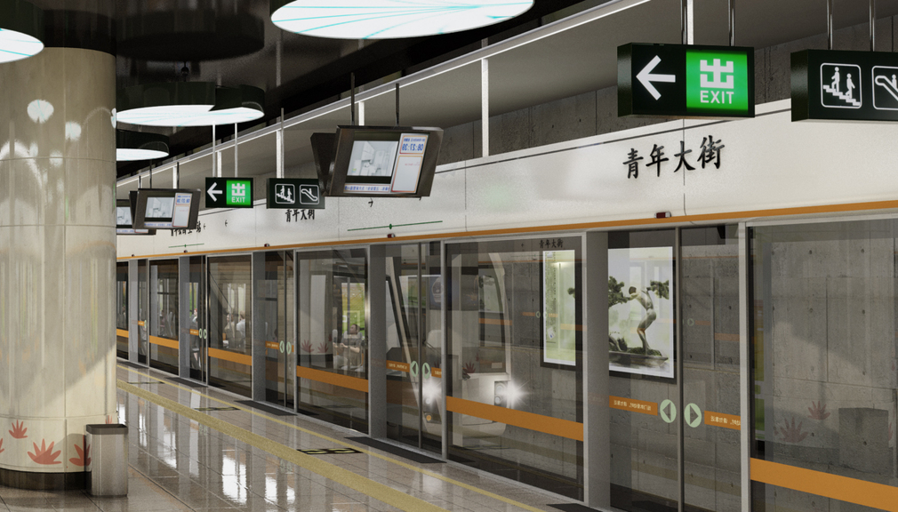 火车站 - 3D模型素材下载 - CG模型网