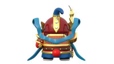 魔鬼猫-门神3d造型(神荼)模型-男人模型库-3ds Max(.max)模型下载-cg模型网