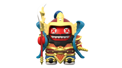 魔鬼猫-门神3d造型(神荼)模型-男人模型库-3ds Max(.max)模型下载-cg模型网