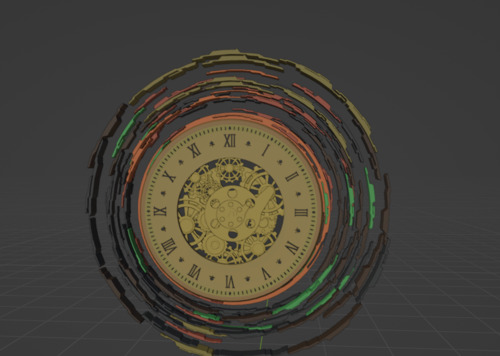 时钟刻刻帝时崎狂三约会大作战模型-科幻场景模型库-3ds Max(.max)模型下载-cg模型网