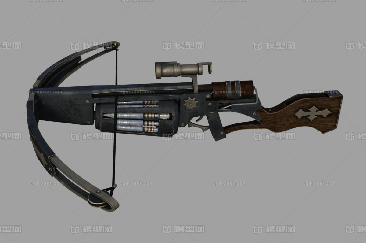 Cross bow模型-冷兵器模型库-3ds Max(.max)模型下载-cg模型网