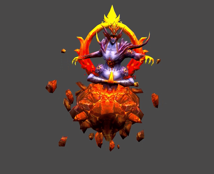动画 火云邪神模型-异形怪物模型库-FBX(.fbx)模型下载-cg模型网