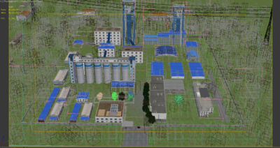 矿业公司 矿厂模型-现代场景模型库-3ds Max(.max)模型下载-cg模型网