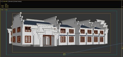 古建 封火墙模型-历史建筑模型库-3ds Max(.max)模型下载-cg模型网