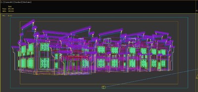 古建 封火墙模型-历史建筑模型库-3ds Max(.max)模型下载-cg模型网