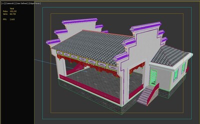 古建 封火墙模型-历史建筑模型库-3ds Max(.max)模型下载-cg模型网