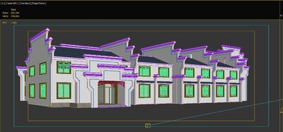 古建 封火墙模型-历史建筑模型库-3ds Max(.max)模型下载-cg模型网