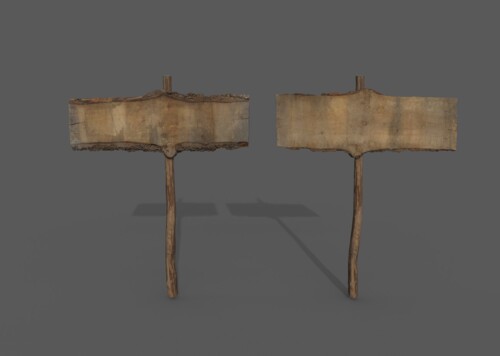古代指示牌 牌子模型-场景部件模型库-3ds Max(.max)模型下载-cg模型网