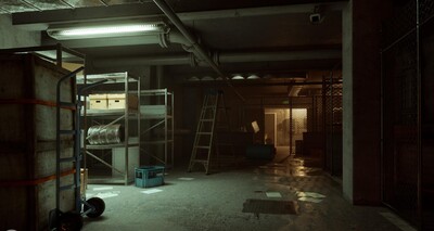 UE4/UE5地下停车场 停车库模型-现代场景模型库-Unreal Engine模型下载-cg模型网