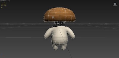 可爱的蘑菇 蘑菇人模型-真菌模型库-3ds Max(.max)模型下载-cg模型网