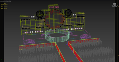 音乐节舞台 演唱会舞台模型-综艺模型库-3ds Max(.max)模型下载-cg模型网
