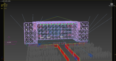 音乐节舞台 演唱会舞台模型-综艺模型库-3ds Max(.max)模型下载-cg模型网