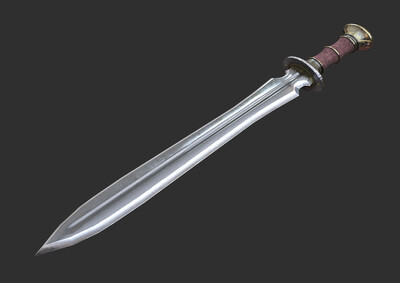 单手剑 罗马短剑模型-冷兵器模型库-FBX(.fbx)模型下载-cg模型网