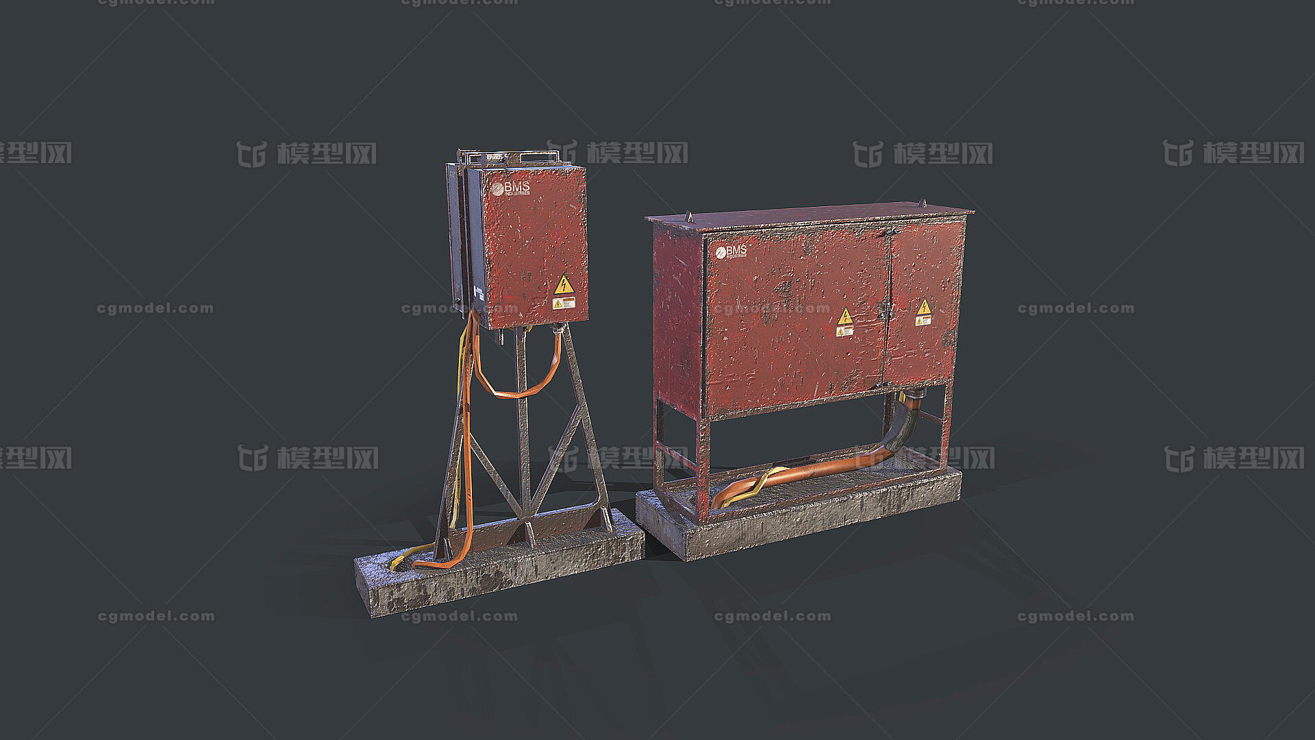 PBR 次世代模型-工业设备模型库-FBX(.fbx)模型下载-cg模型网