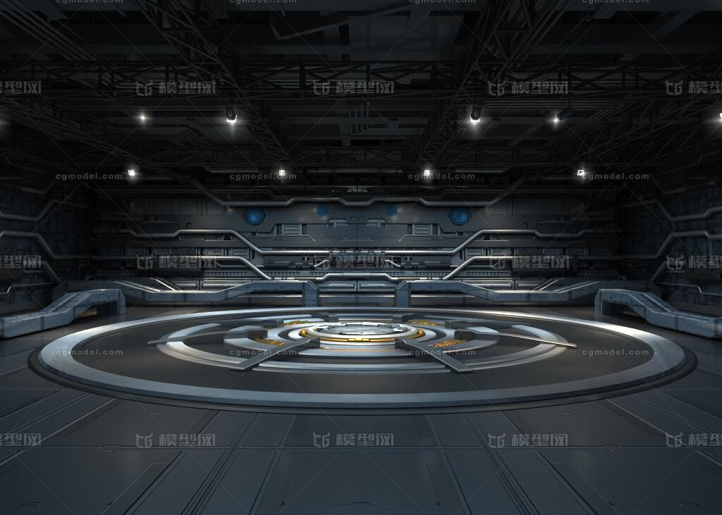 科幻科技场景 科技场景模型-科幻场景模型库-3ds Max(.max)模型下载-cg模型网