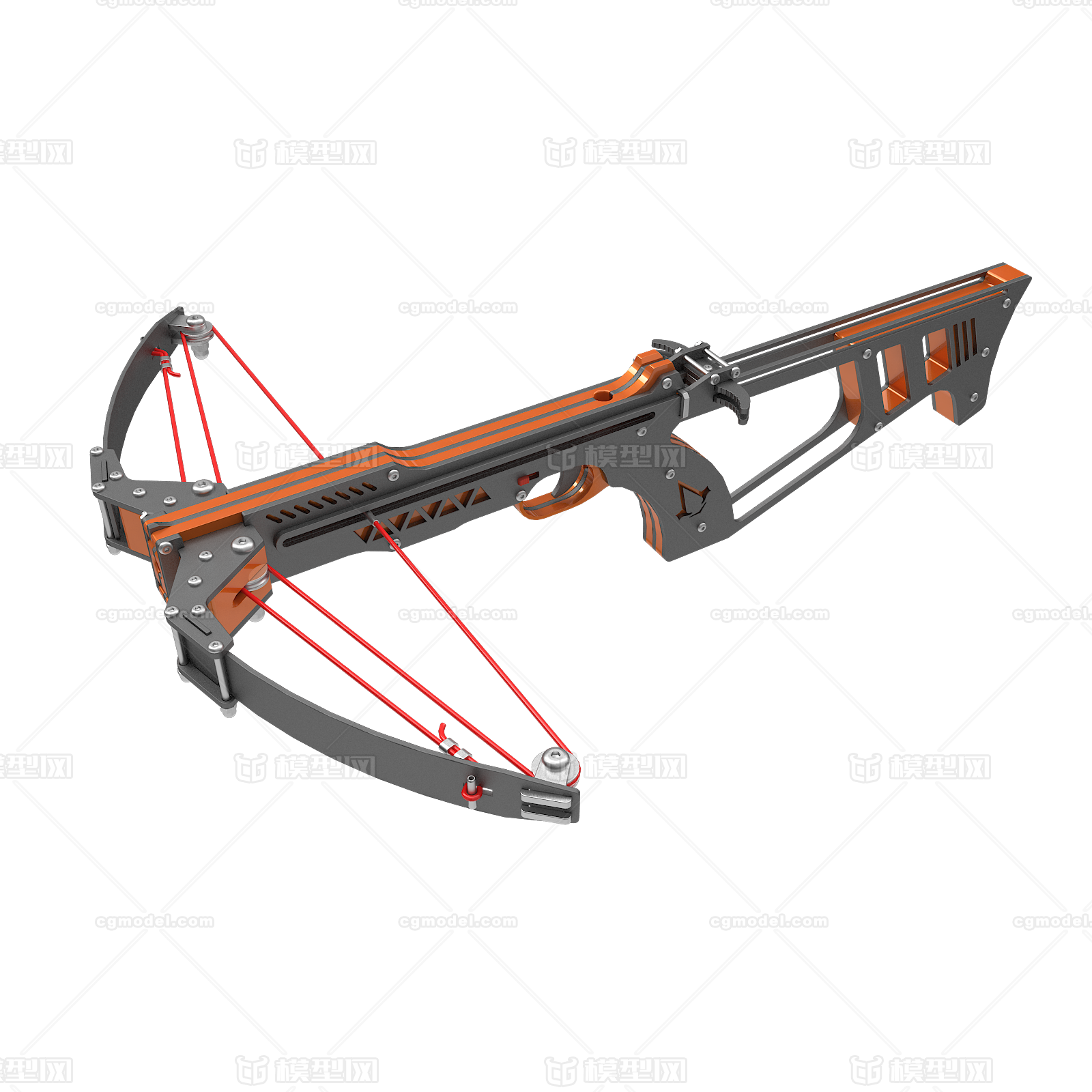 现代弩箭模型模型-冷兵器模型库-3ds Max(.max)模型下载-cg模型网