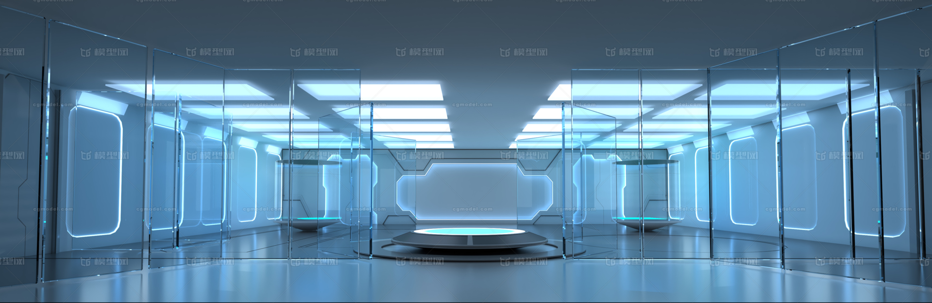 高科技实验室模型-科幻场景模型库-FBX(.fbx)模型下载-cg模型网