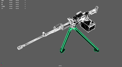 次世代材质QJZ89式重机枪 89式机枪模型-枪械模型模型库-3ds Max(.max)模型下载-cg模型网